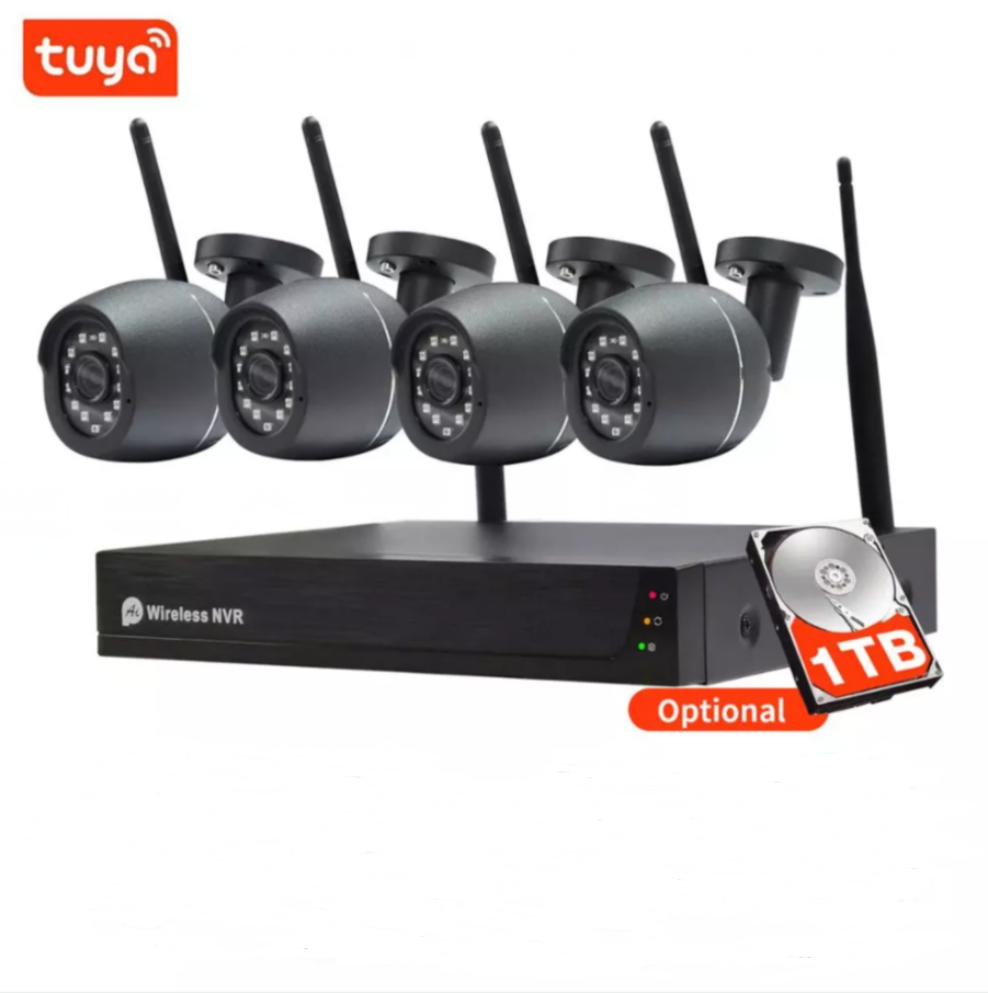 Система видеонаблюдения Regis Tuya Smart Life, 1080P, Wi-Fi, водонепроницаемая