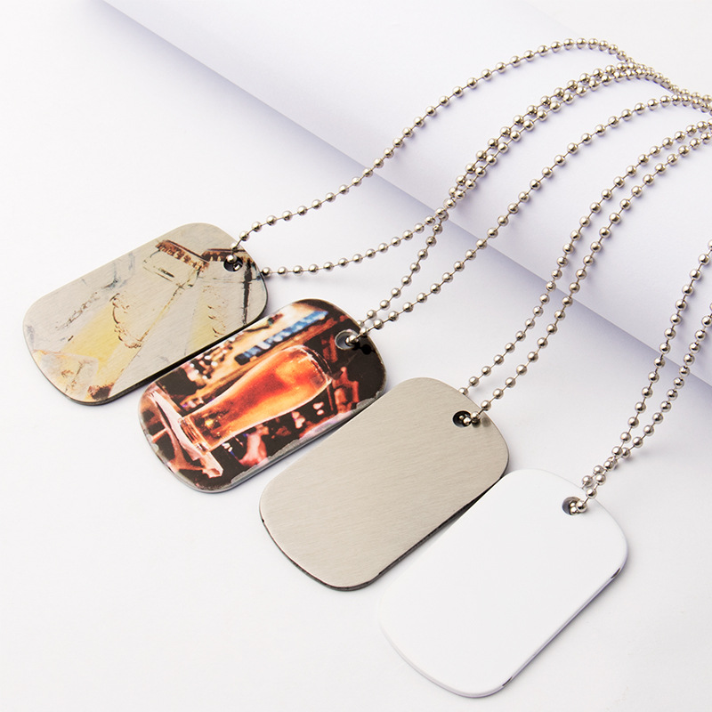 Сублимация металлическая овальная форма Dog Tag Blanks футболки для девочек пользовательские брендовые товары, игрушки в подарок, игрушка