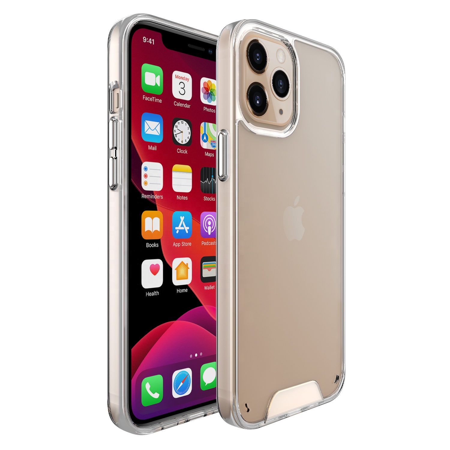 2020 ударопрочный акриловый жесткий прозрачный чехол из ТПУ для Iphone X/XS, Iphone 11 12 Pro Max, прозрачный чехол