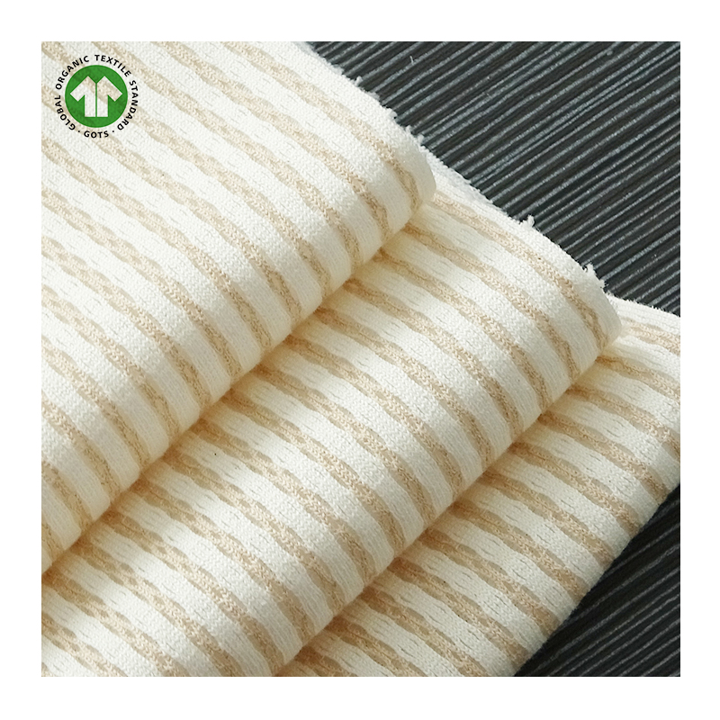 Hometextile natural GOTS certification breathable antibacterial organic cotton