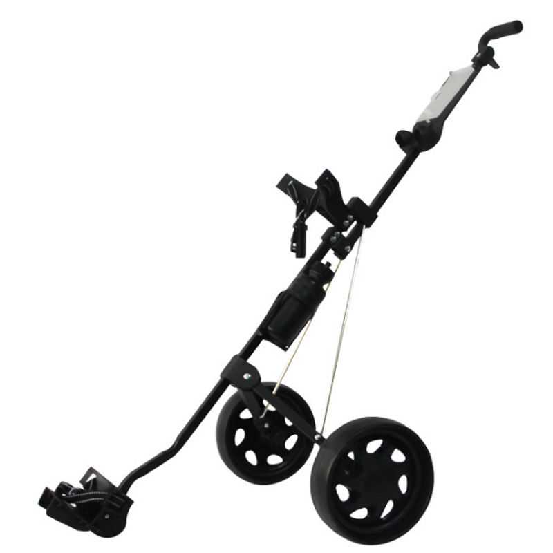 Golf charter two-wheeled trolley foldable multifunctional golf course equipment golf charter trolley