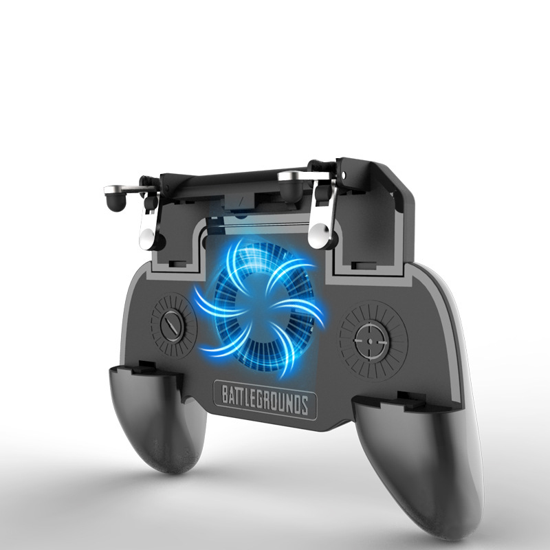 Мобильный геймпад мобильный Joypad 2000MA с охлаждающим вентилятором Pubg trigges l1r1 джойстик для Pubg с накатанной головкой только для клиентов из США