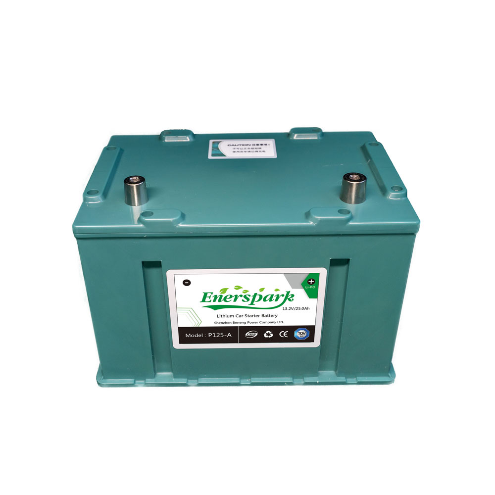 Enerspark 13.2v 12.8v 25ah Car Lithium ion battery car starter battery for emergency tools