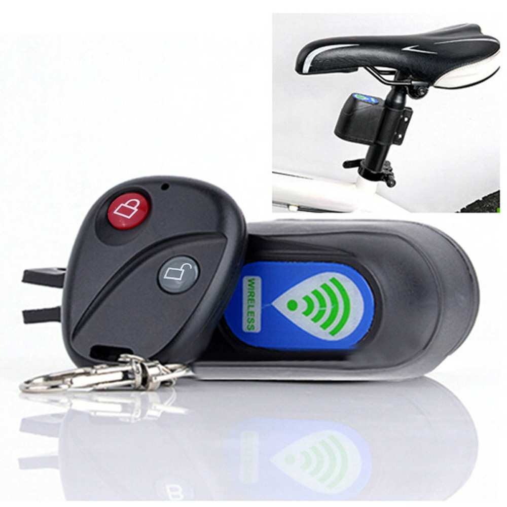 Bicycle Wireless Alarm Lock,Bike Security System With Remote Control Anti-Theft alarm vibration sensor alarm system sos