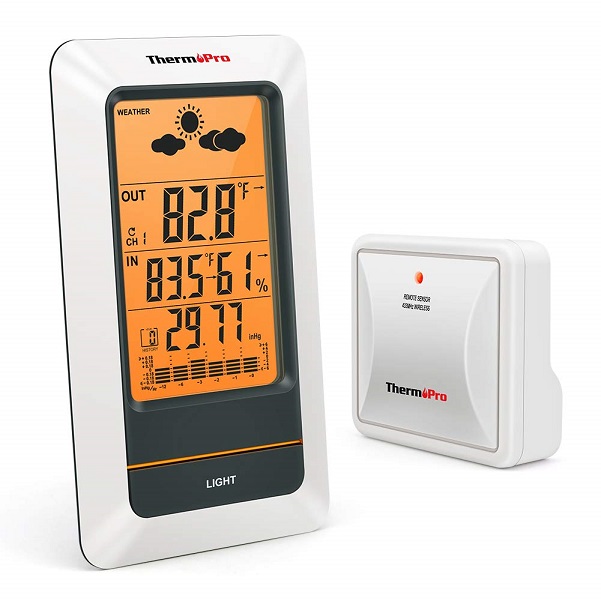Thermopro TP67A погода барометр беспроводной Температура Влажность мониторы
