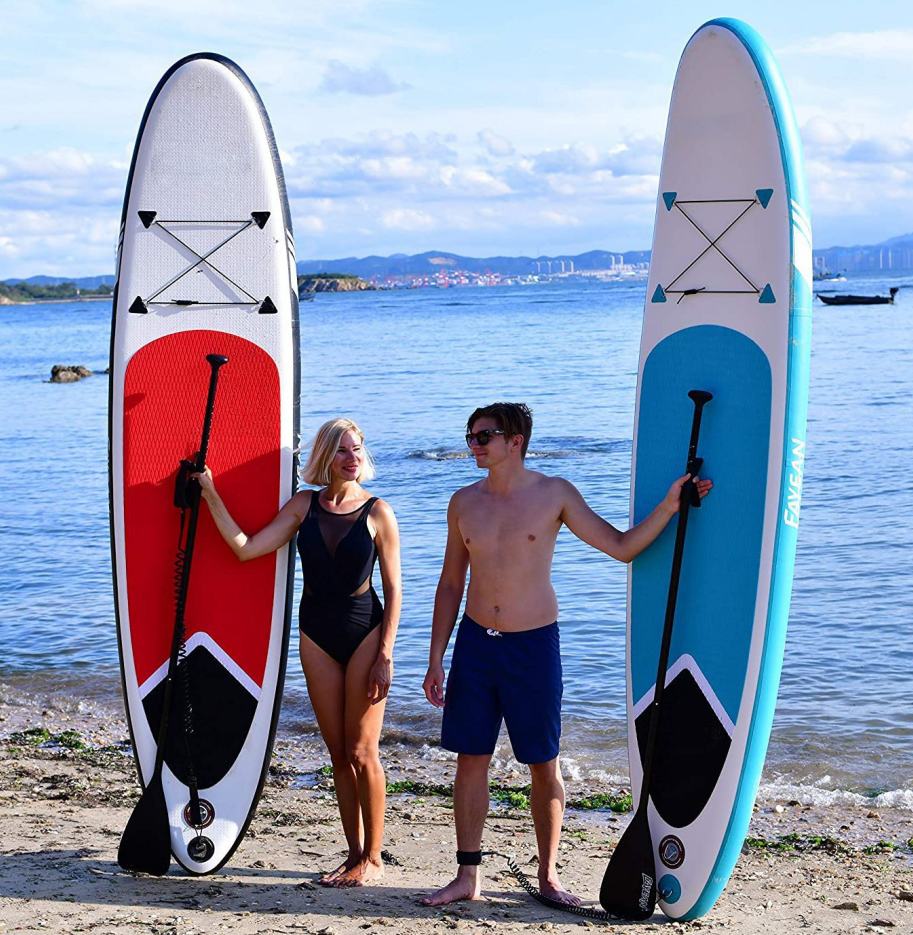 Custom Inflatable Stand Up Paddle Board Adjustable Surfboard Kitesurfing Beach Air Isup Surfing Board for Sale