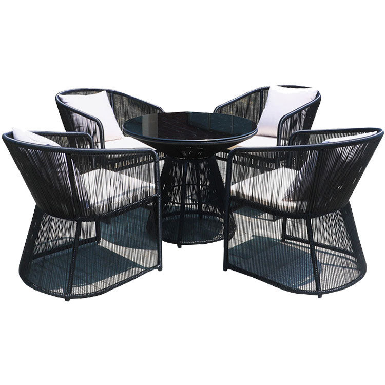 Villa terrace balcony wicker chair modern minimalist cafe Rattan chair