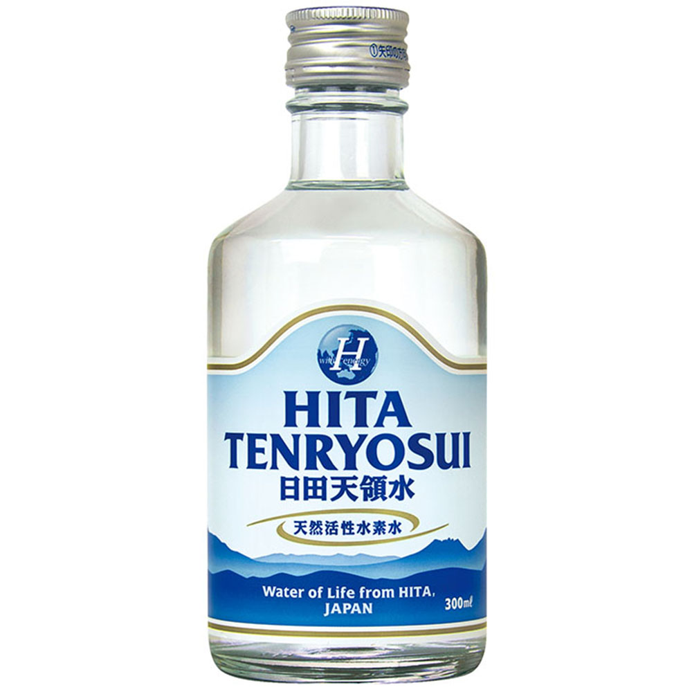 Стеклянная бутылка Hita Tenryosui 300 мл, Питьевая минеральная вода, щелочная