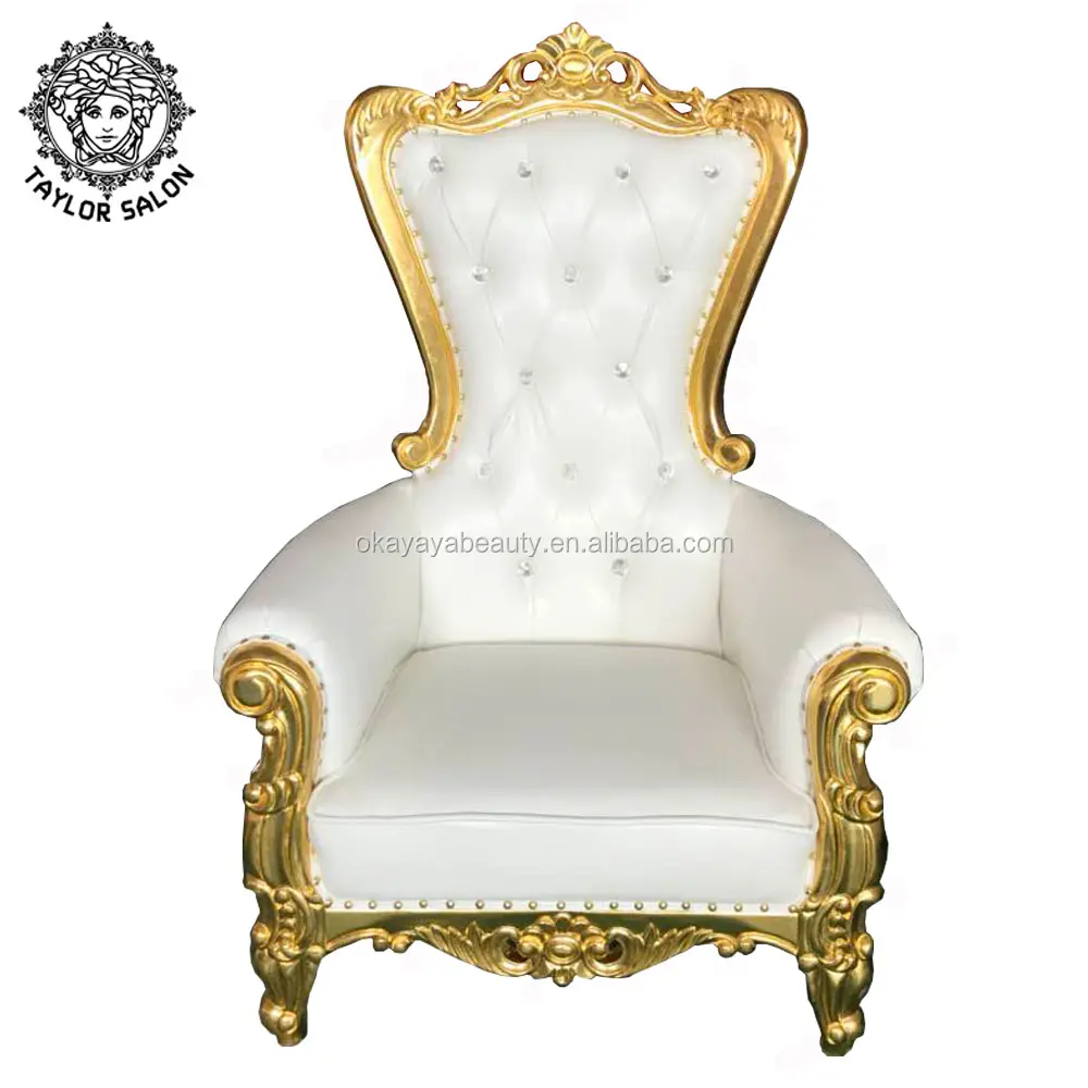 Luxury Hotel Wedding+Chairs Kids Foot Spa Massage Pedicure Chair Royal King Throne Chairs For Sale
