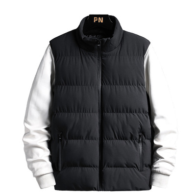 Hot Sale Autumn And Winter Cotton Vest Waistcoat Cardigan Warm Youth Jacket
