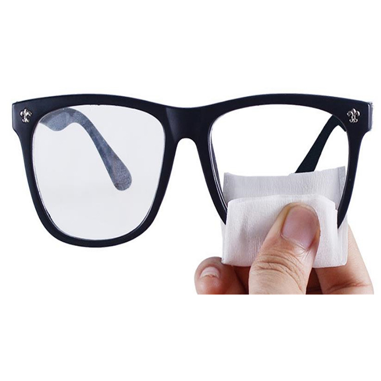 Disposable Non woven Wipes Glass Cleaning Cloth Lens Wet Napkins Towel