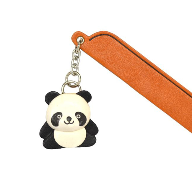 Materials eco friendly gift customise vintage genuine leather bookmark