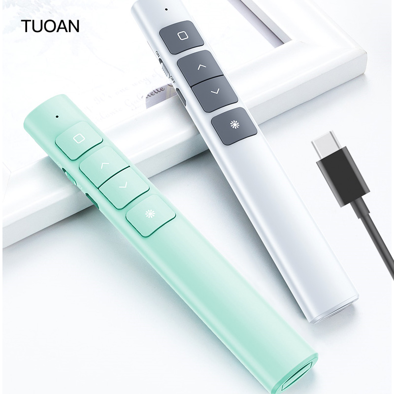 Hot sale laser pointer with long control distance for presentation PPT rechargeable pointer pen laser