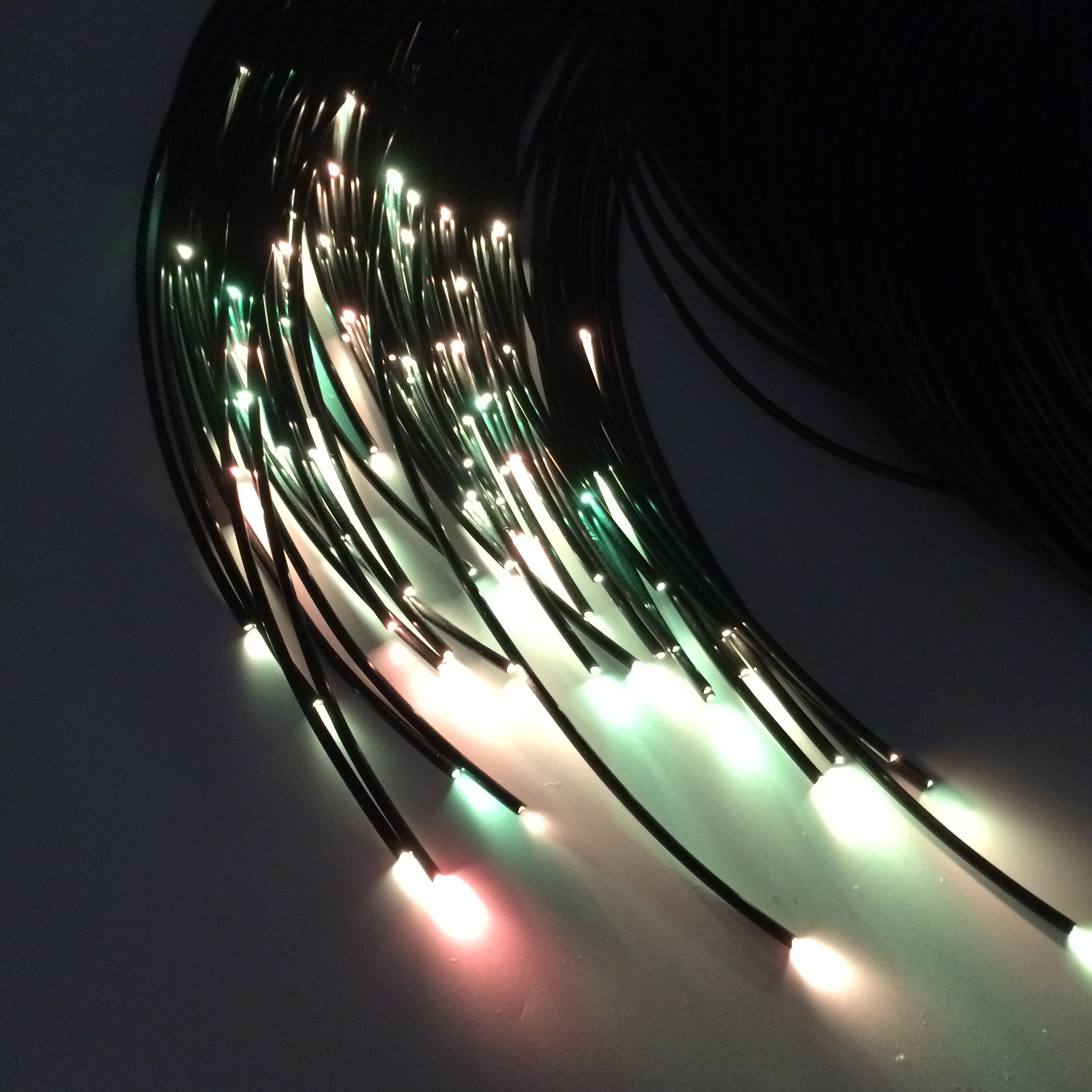 1.5/2.5mm 700m/roll fiber optic end light cable pool ground garden light