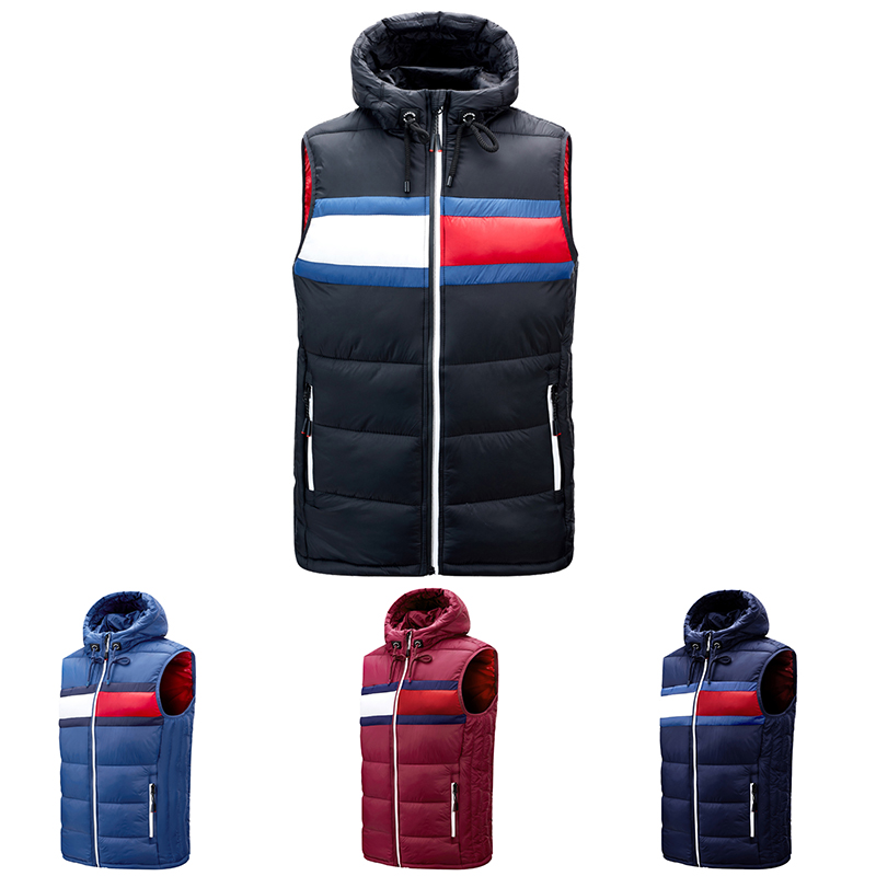 931 Bubble Warm Men Vest Jacket Puffer Quilted Custom LOGO Vest Jackets Men Sleeveless Vest Jacket