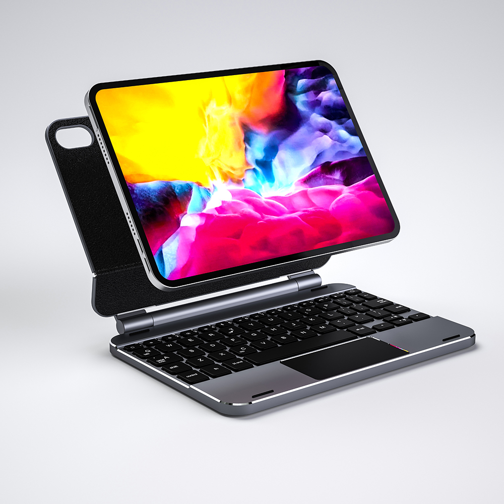 Новая алюминиевая беспроводная клавиатура с подсветкой для iPad mini 6
