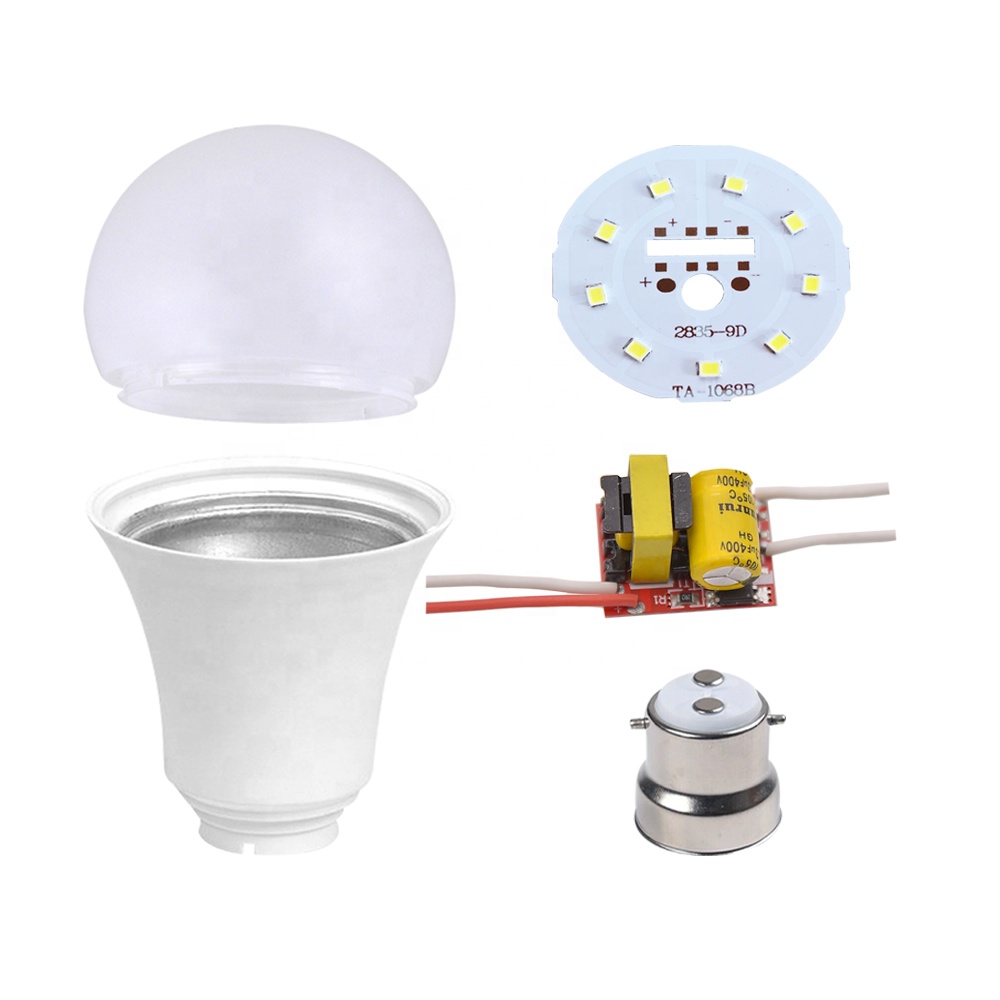 7W LED BULB LED raw material ckd skd