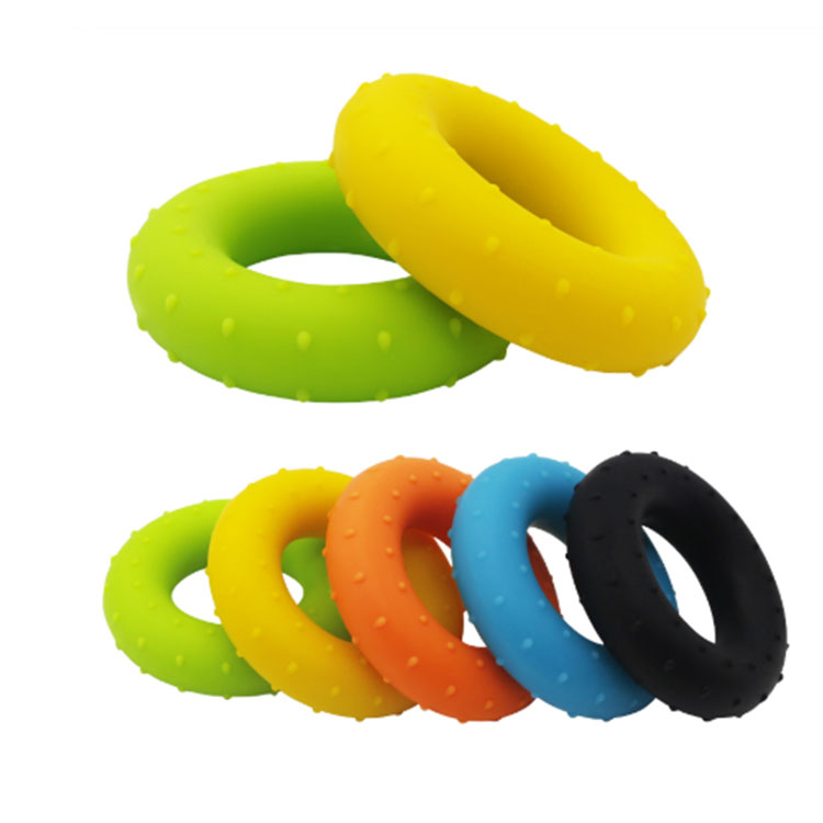 Portable silica gel carpal expander strength trainer stress hand grip ring ball
