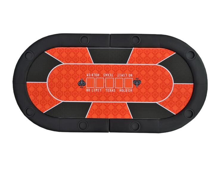 Suited Speed Cloth Playing Surface Folding Poker Table Top