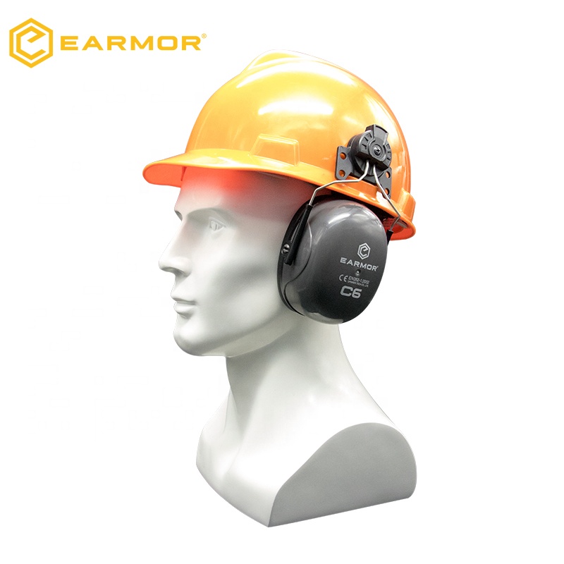 Наушники для шлема EARMOR C6H, прикрепляемые защитные наушники, звукостойкие защитные наушники