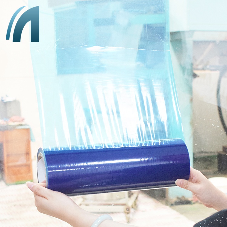 Wuxi ShengFa 12 ''x 200 ', 2 Mil, временная синяя защитная полиэтиленовая пленка для оконного стекла