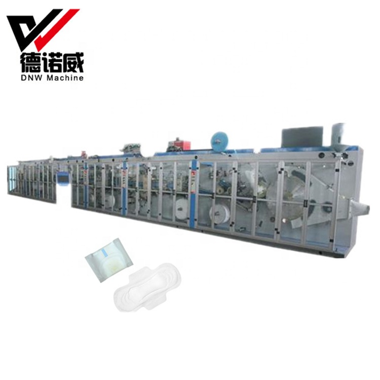 Automatic High Efficiency DNW GIrls Sanitary Napkin Pads Making Machine