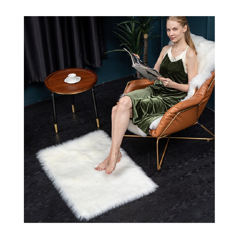 Faux Rug Home Hotel Floor Fluffy Mat Adult Machine Washable Faux Carpet Rug Custom Chinese Factory Supply