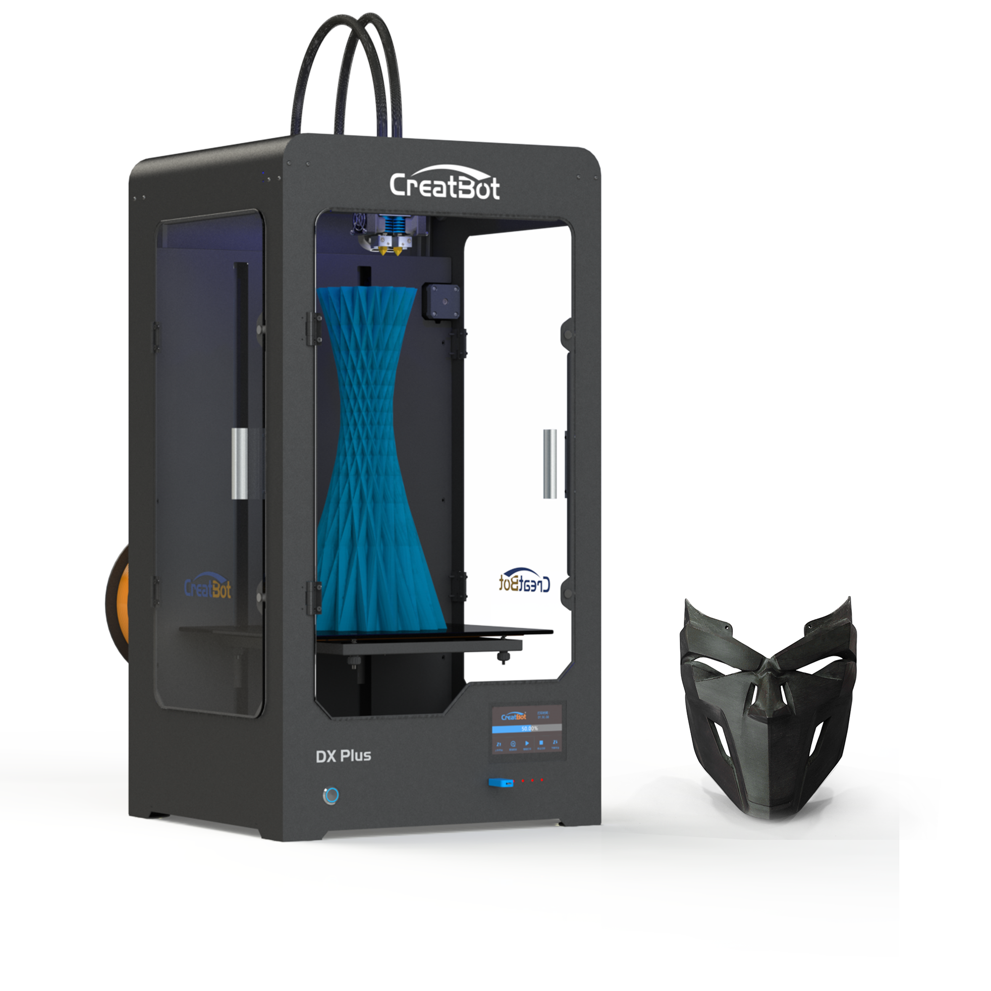 Fast 3D Printer Frame CreatBot DX+ 3D Printing MachineFactory OEM Large Resin 3D Printer 4k for casting jewellery house building