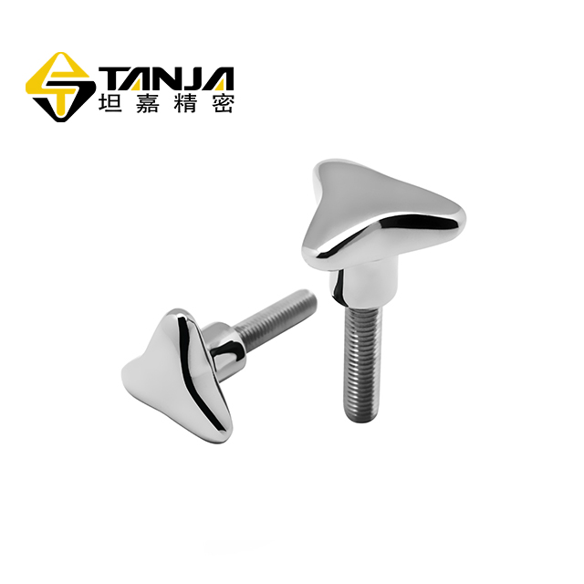 TANJA T53-40-M8 * 20-M нержавеющая сталь с наружной резьбой треугольник кнопки звездочкой промышленное Star ручки и ручки для машинного оборудования