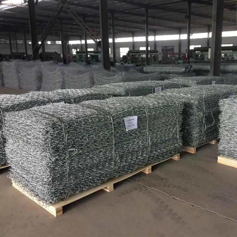 Double twisted hexagonal wire mesh 3.0mm 80x120mm gabion box