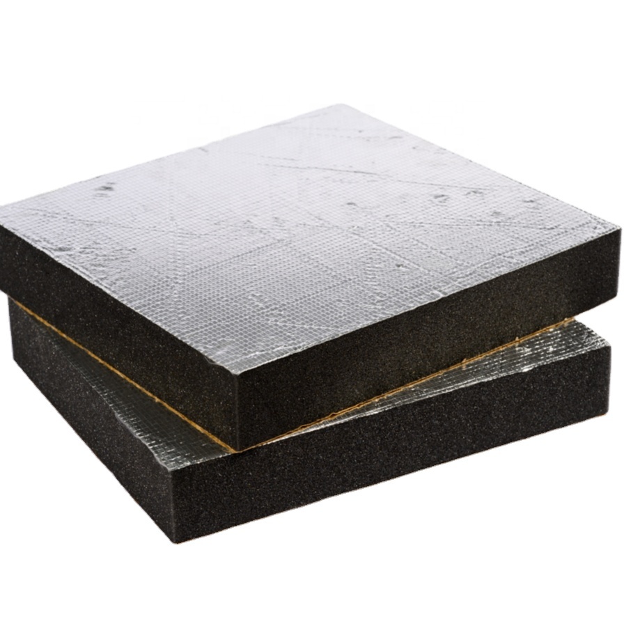 noise cancelling black Foam covered with aluminium film rubber Foam