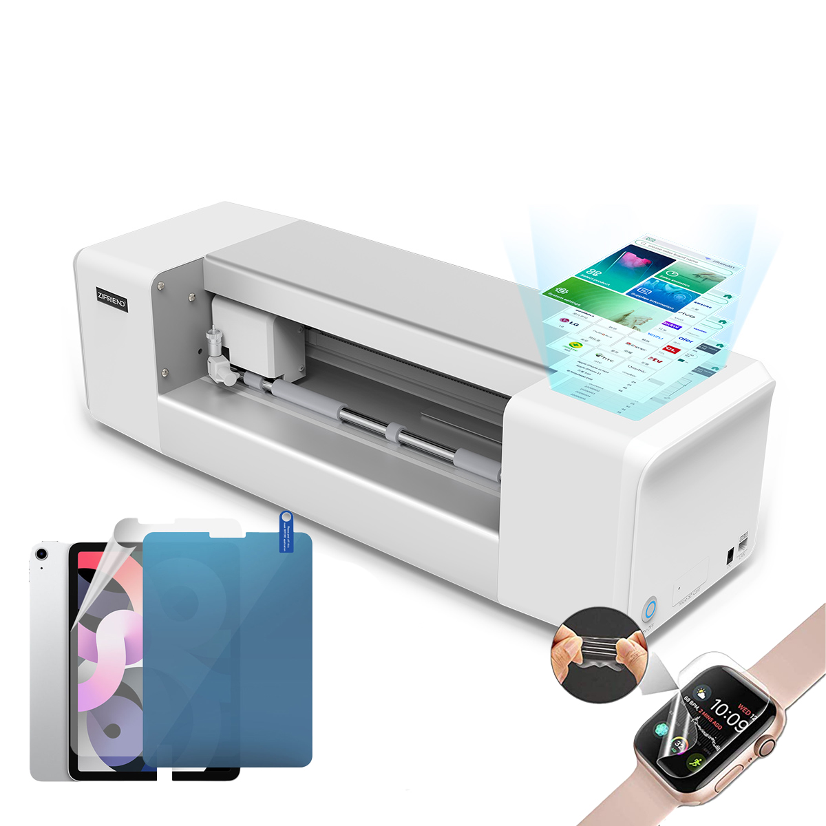 Smart Screen Hard Mobile Phone Screen Guard Film Glass Cutting Plotter For Iphone 11 Pro Max Screen Protector Cutter Machine
