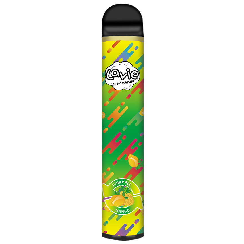 2021 Bestseller Lavie Electric Vape Pen 2200 Puffs Disposable Pod 2 Flavors in One