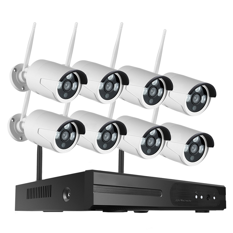1080P HD 8CH система видеонаблюдения Bullet WiFi комплекты камер безопасности