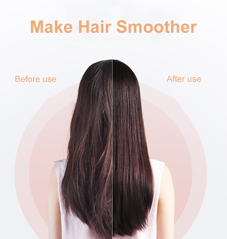 Wholesale Home Use Professional PTC Heating Flat Iron Hair Straightener Brush for Styling