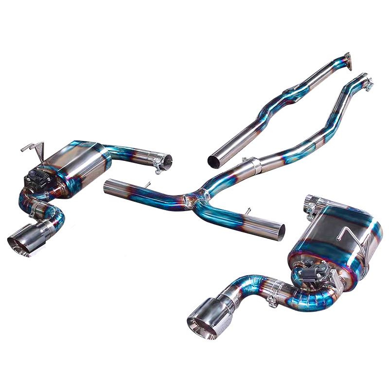 Titanium Catback Exhaust For Honda Civic 2016-2022 Titanium alloy Exhaust Pipe Muffler Performance Exhaust valve control