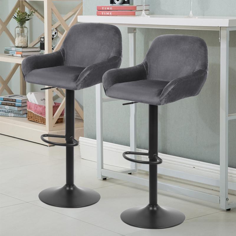 Modern Adjustable Swivel Bar Chairs, Lift Height, Kitchen Counter, Dining Chairs, Home и Office Furniture