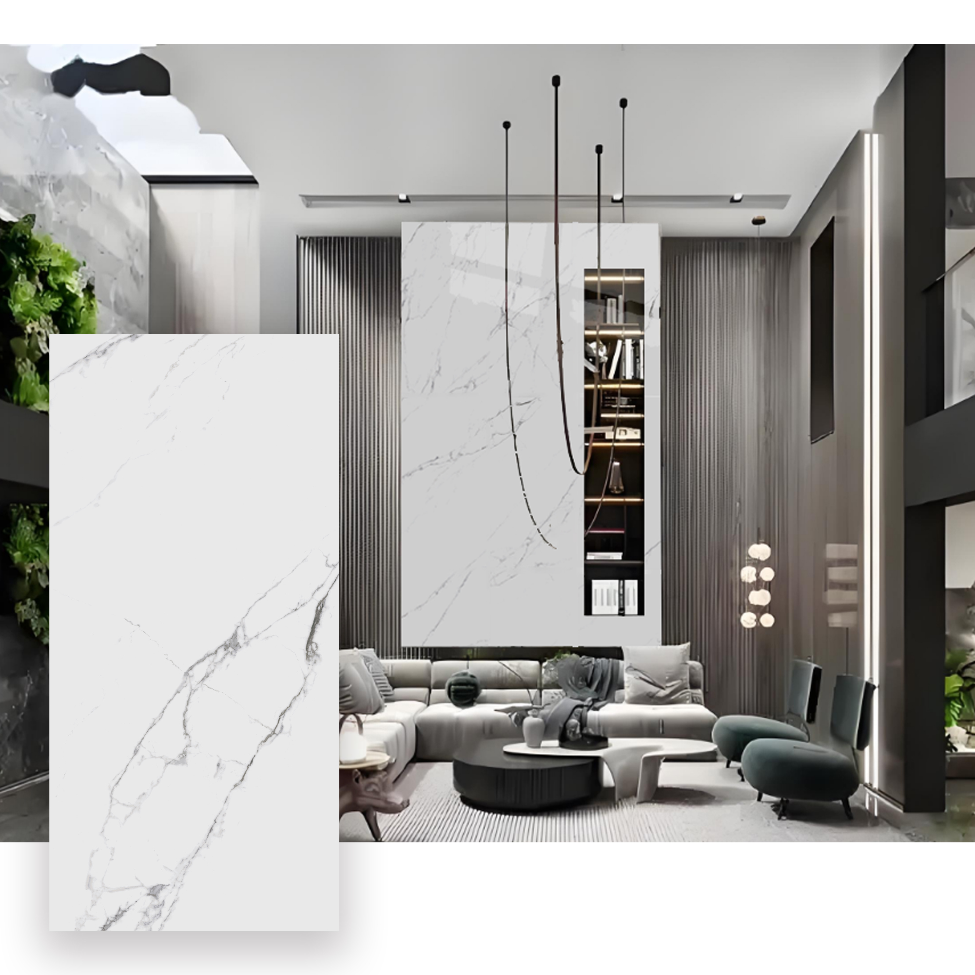 Unbreakable Sintered Stone Wall Large Format Marble Floor tiles Interior Wall tiles With Cheap Price