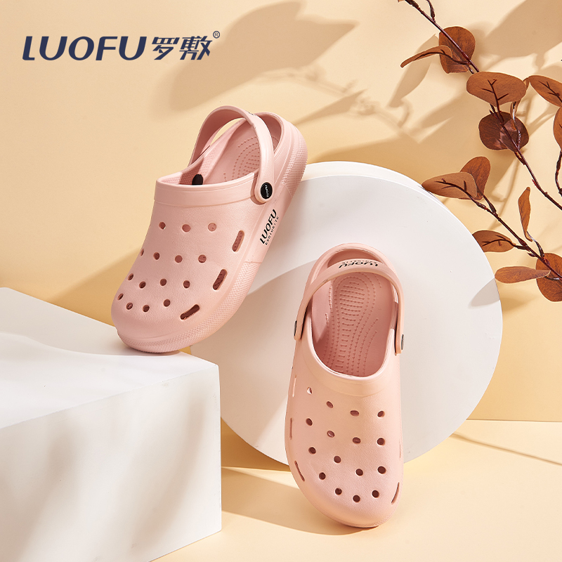 Садовые тапочки luofu из ЭВА, модные Нескользящие уличные дышащие водонепроницаемые сандалии и тапочки, садовая обувь