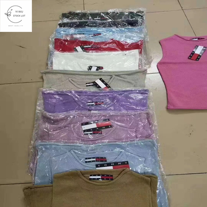 high quality stock lot sweat vest for women for China Yiwu garments