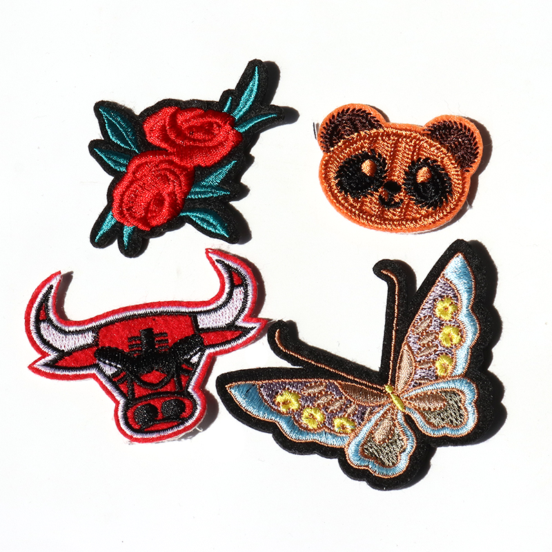 Custom Embroidery Patches Korean Logo Patch For Clothing Iron On