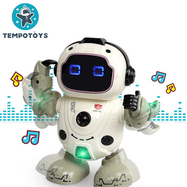 Tempo Kids Juguete Smart Control Lights And Musical Electric Robot Toy
