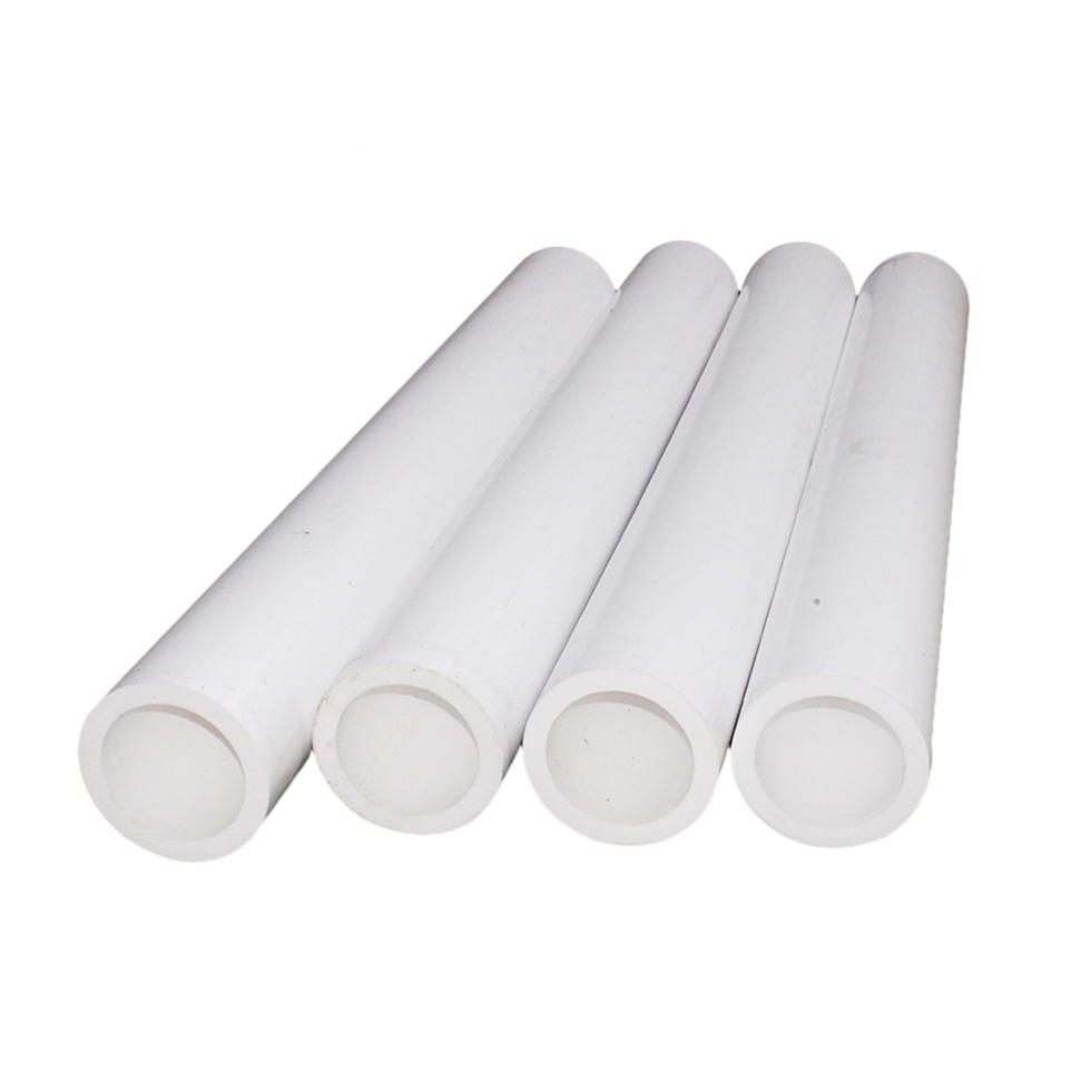 Factory supply competitive price PTFE extrusion process technology white ptfe tube continue length ptfe pipe