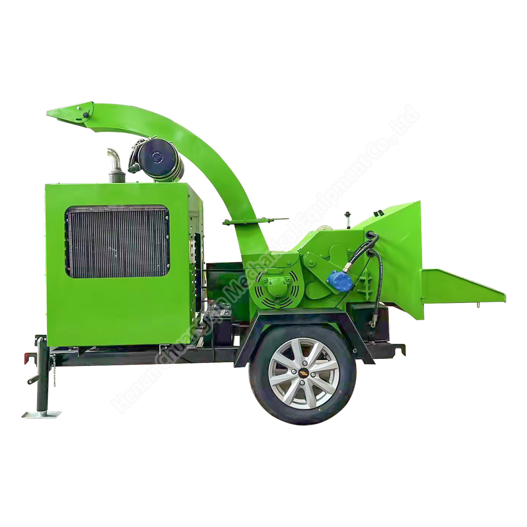 32hp 55 HP Мобильная дизельная машина для измельчения древесины дробилка для продажи садовая дробилка