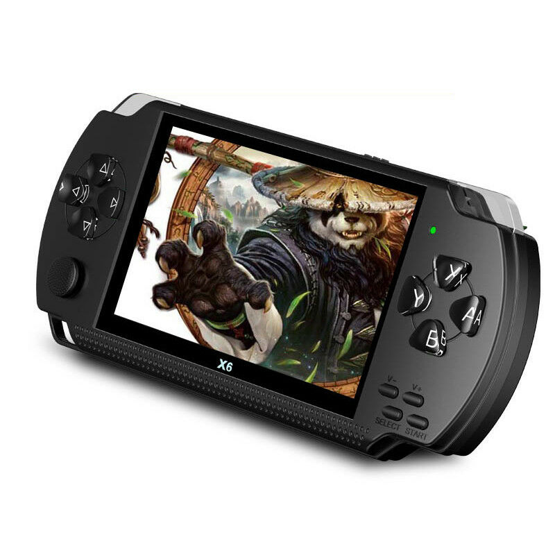 Портативная мини-консоль для видеоигр в стиле ретро для PSP, камеры, видео, электронной книги