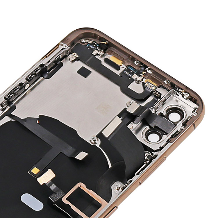 Задний корпус для iphone 7 8 PLUS X XR XS MAX 11 PRO MAX, задняя крышка батарейного отсека, задняя крышка с мелкими деталями