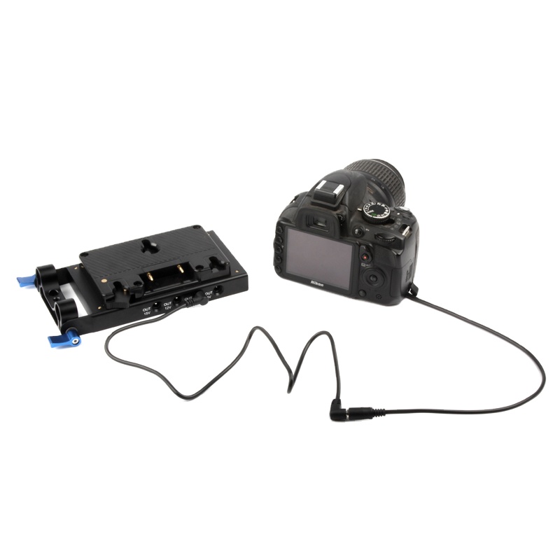 For Nikon D3300 D3400 Df P7100 P7000 P7700 P7800 Coupler EP-5A Dummy Battery + A Type Plate Gusset Multifunctional Power Adapte