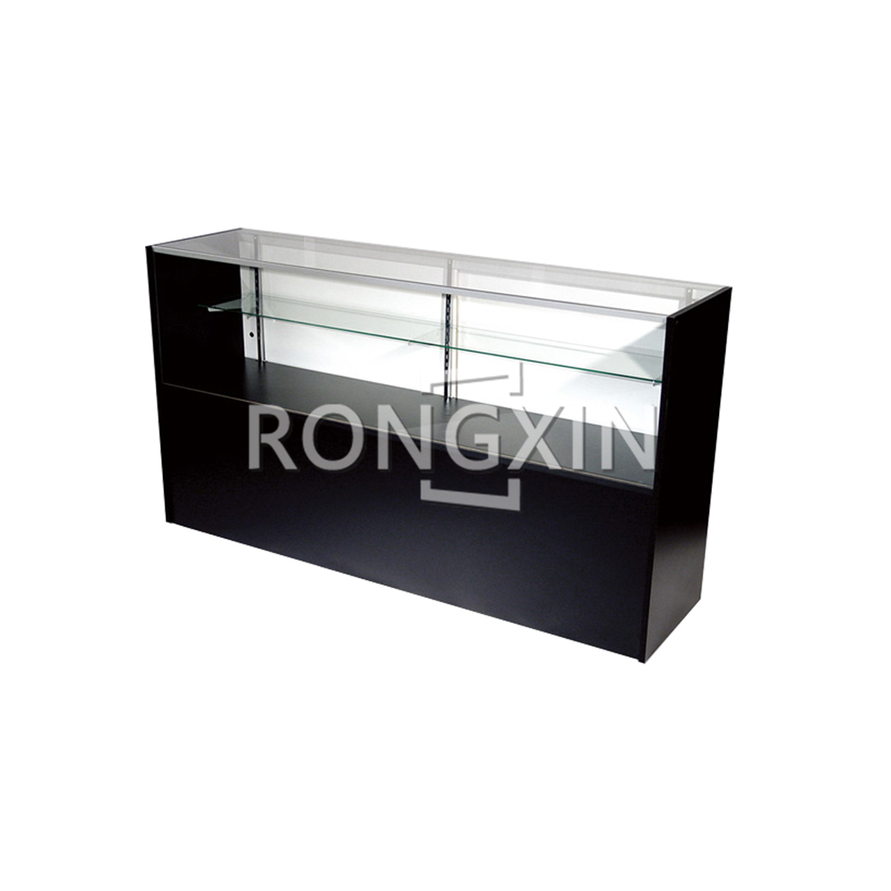 Custom Glass Shop Display Counter Commercial Retail Store Furniture Half Version Display Case Shop Display Cabinet Showcase