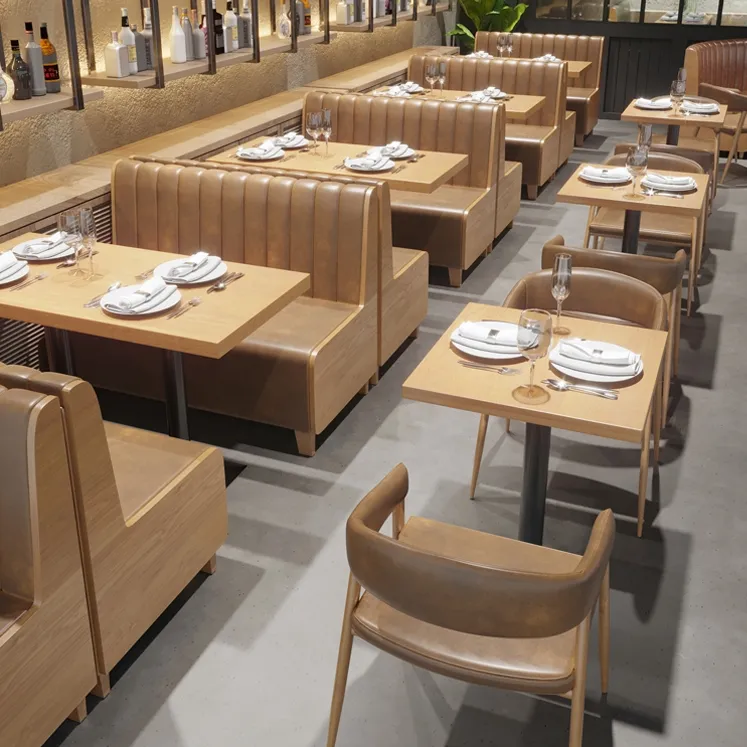 Wholesale Furniture From China Wooden Restaurant Booth Seating