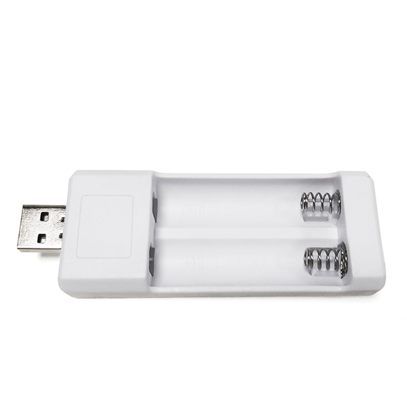 PUJIMAX Portable Nimh Nicd AA Battery Charger 2Slot USB Battery Charging Tool For Remote Control Microphone Camera Digital Mouse